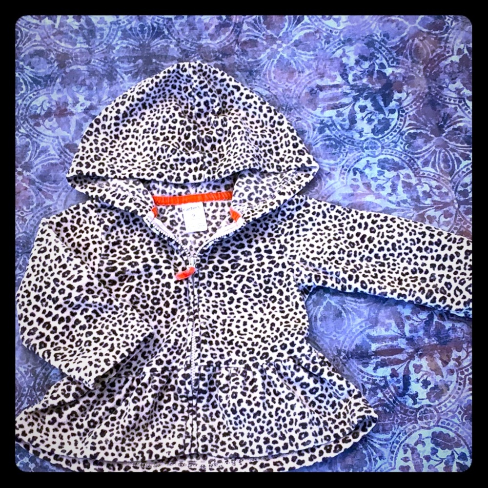 Baby Girls Carter cheetah print jacket 9mo